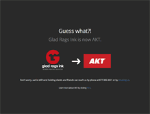 Tablet Screenshot of gladragsink.com